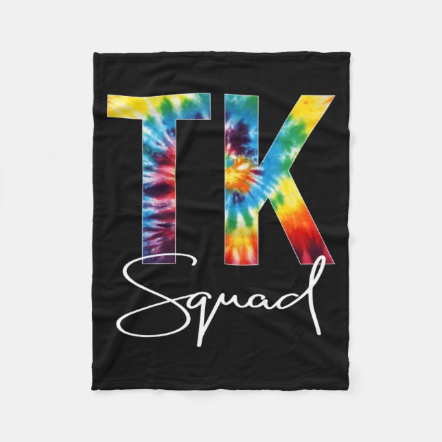 Cobertor De Velo Tk Squad Tie Dye Dia de Ação de Graças (Frente)