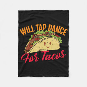 Cobertor De Velo Tocar Dança Para Tacos - Tap De Dança Engraçado D
