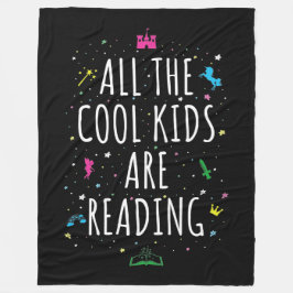 Cobertor De Velo Todas As Crianças Legal Estão Lendo