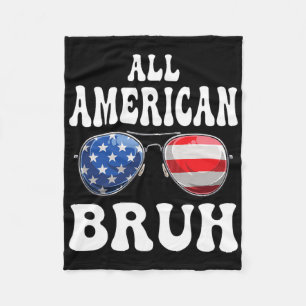 Cobertor De Velo Todos Os Adolescentes Americanos Bruh 4 De Julho M