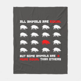 Cobertor De Velo Todos os animais são iguais a 2