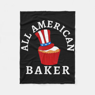 Cobertor De Velo Todos Os Byker Americanos Patrióticos 4 De Julho U