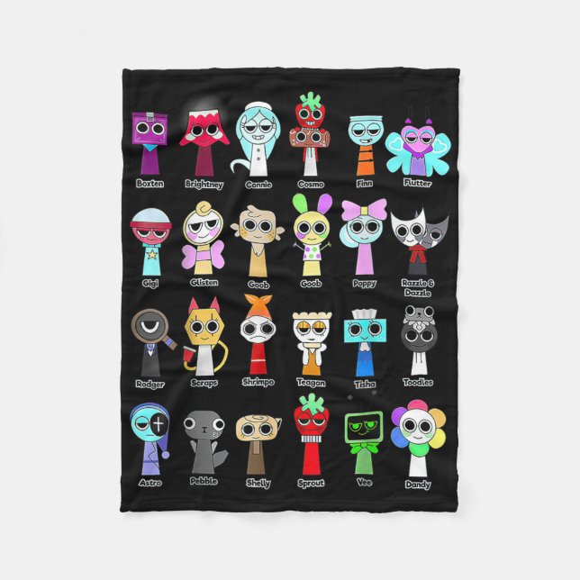 Cobertor De Velo Todos os Dandys World Toys Dandys World Caracteriz (Frente)