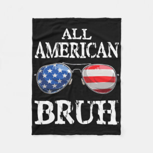 Cobertor De Velo Todos Os Homens Patrióticos do Bruh 4 De Julho