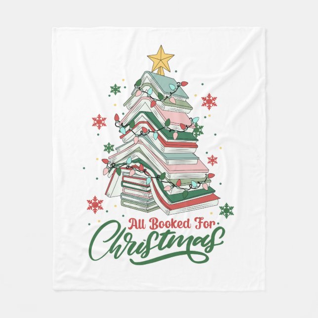 Cobertor De Velo Todos Reservados Para o Natal (Frente)