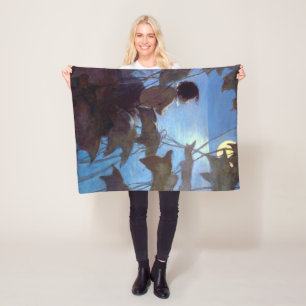 Cobertor De Velo Tom Assistindo a Lua, Jessie Willcox Smith