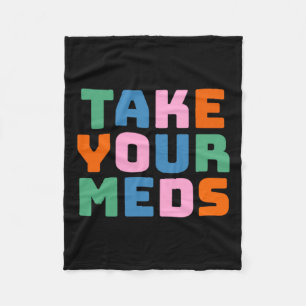 Cobertor De Velo Tome Seus Medicamentos