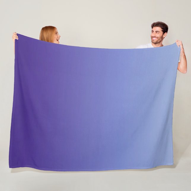 Cobertor De Velo Tons de Violeta Periwinkle para Azul (In Situ)