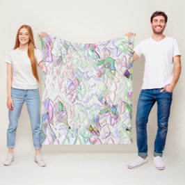 Cobertor De Velo Tons pérola ou peças coloridas ao creme