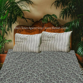 Cobertor De Velo Tons Pretos Contra Cinzas