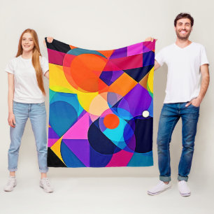 Cobertor De Velo Tons Sobrepostos: Fusão Abstrata