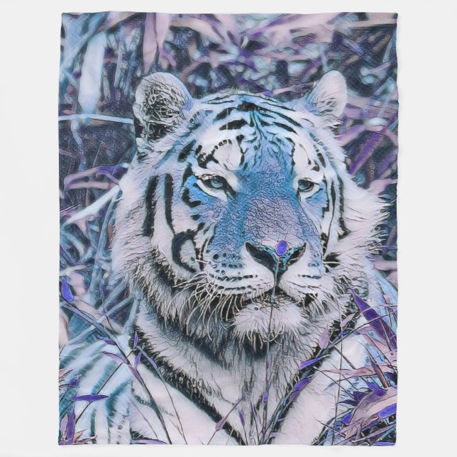Cobertor De Velo Toony Tiger Blue (Frente)