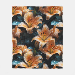 Cobertor De Velo Topaz Lillies