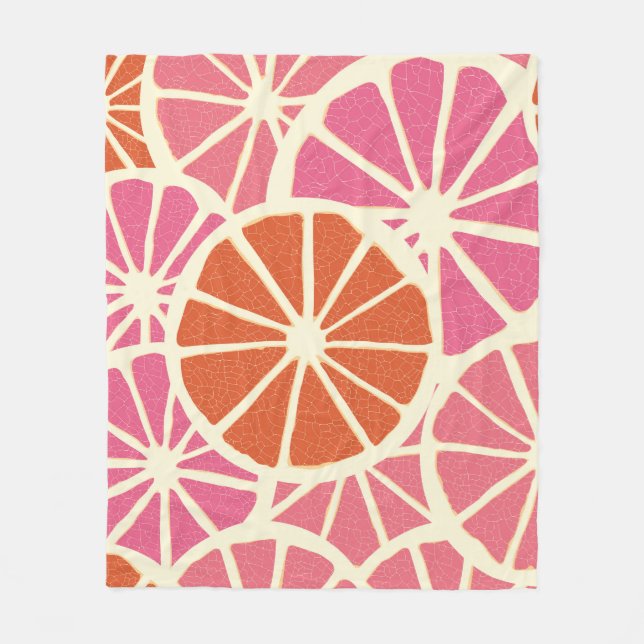 Cobertor De Velo Toranjas (grapefruit), em pedaços, sem costura, de (Frente)