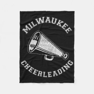 Cobertor De Velo Torcida de Milwaukee Angustiado Retro Anos 90 