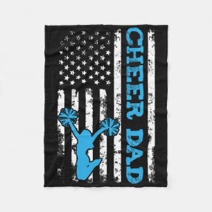 Cobertor De Velo Torcida Pai EUA Bandeira Americana Cheerleader Pai