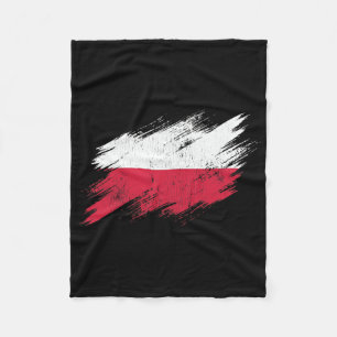 Cobertor De Velo Torcida Polonesa de Futebol Bandeira Rasgada Orgul