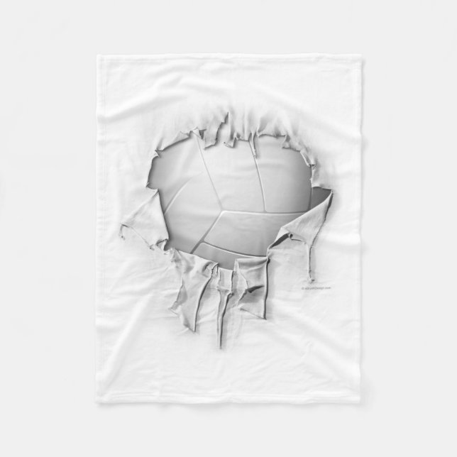 Cobertor De Velo Torn - Branca de Voleibol (Frente)