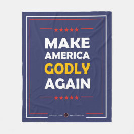 Cobertor De Velo Torne a América Deus de novo