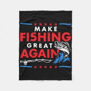 Cobertor De Velo Torne a Pesca Grande Novamente Funny Fisherman Fis