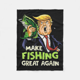 Cobertor De Velo Torne a Pesca Grande Novamente Trump Pescador Supo