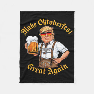 Cobertor De Velo Torne Grande Novamente Engraçado Trump Beber Cerve