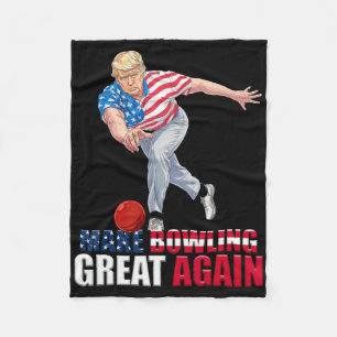 Cobertor De Velo Torne o Boliche Ótimo Novamente Divertido Trump Bo