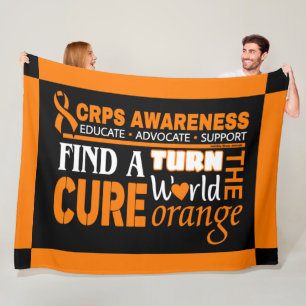 Cobertor De Velo Torne o Mundo Laranja...CRPS