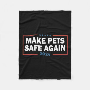 Cobertor De Velo Torne Os Animais Seguros Novamente Trump Harris De