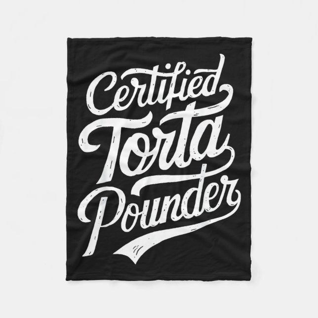 Cobertor De Velo Torta Certificada Latina Engraçada Sob Sarcasmo Me (Frente)