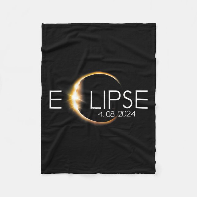 Cobertor De Velo Total Eclipse Solar Abril 8 2024 Totalidade (Frente)