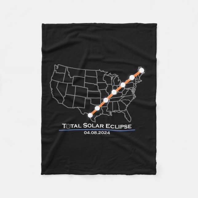 Cobertor De Velo Total Total Eclipse Solar abril 8 2024 (Frente)