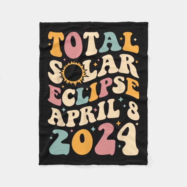 Cobertor De Velo Totalidade 04 08 24 Eclipse Solar Total 2024 Groov (Frente)