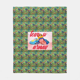 Cobertor De Velo Toucan Tango, RainForest Rhapsody imagem do bebê