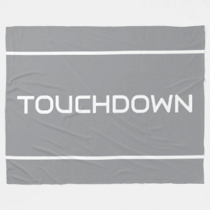 Cobertor De Velo TOUCHDOWN Moderno e Elegante Listras em Cinza Clar