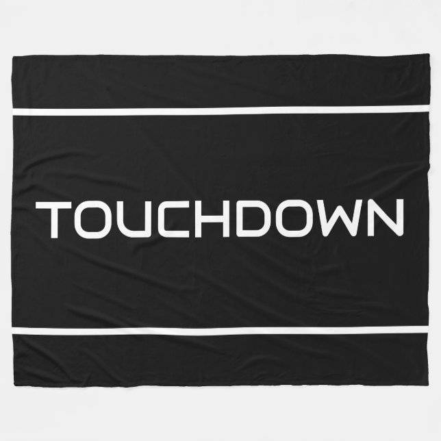 Cobertor De Velo TOUCHDOWN Moderno e Elegante Listras em Preto Ousa (Frente (Horizontal))
