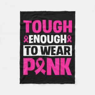 Cobertor De Velo Tough Enough To Wear nk Conscientização do Câncer