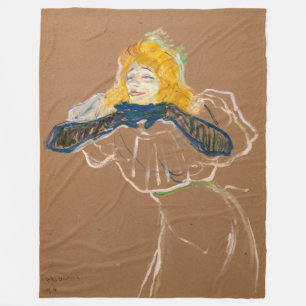 Cobertor De Velo Toulouse-Lautrec - Yvette Guilbert Cantando