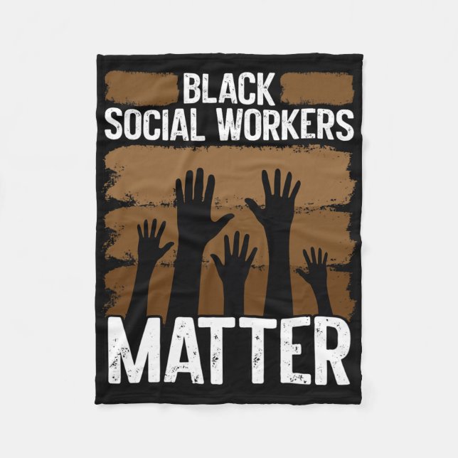 Cobertor De Velo Trabalhador Social Negro História Negra Afro-Ameri (Frente)