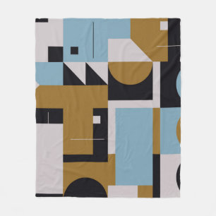 Cobertor De Velo Trabalho de arte de composição Bauhaus feito com a
