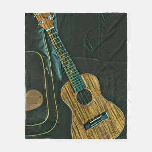 Cobertor De Velo trabalho de arte do violão vintage
