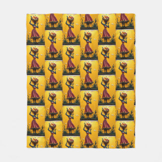 Cobertor De Velo Trabalho de arte único africano, decoração domésti