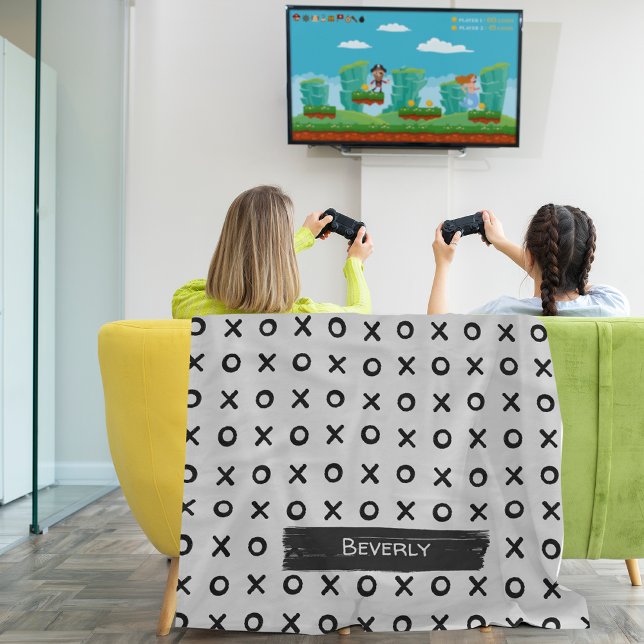 Cobertor De Velo Traço de Pincel XOXO (Criador carregado)