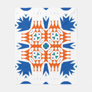 Cobertor De Velo Traditional ornate mexican talavera. Hand drawn de