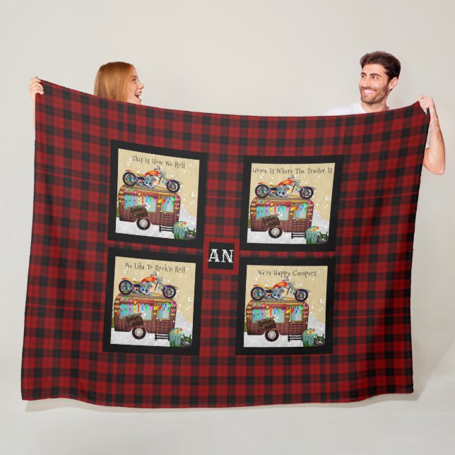 Cobertor De Velo Trailer de Campanha Diversão Tash QUOTES Monograma (In Situ)