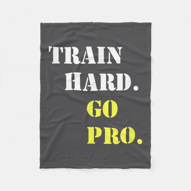 Cobertor De Velo Train Hard And Go Pro - Training - Srt - Gym - Mot (Frente)