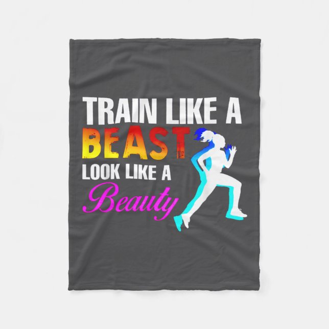 Cobertor De Velo Train Like A Look Like A Beauty Fitness  (Frente)