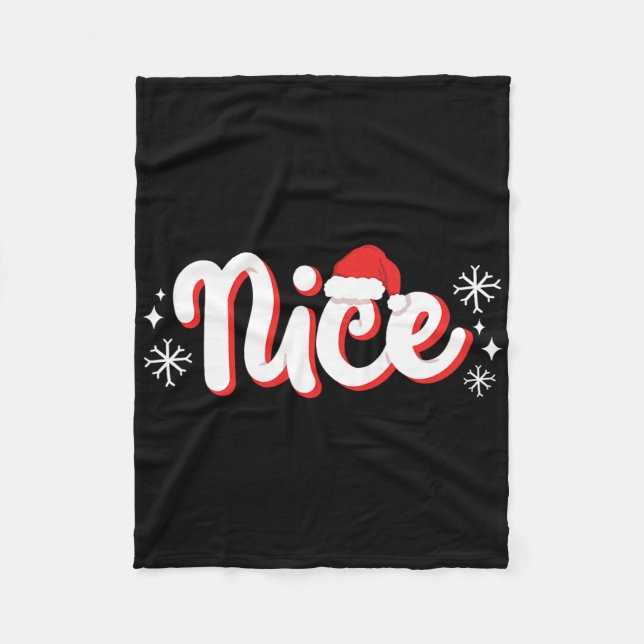 Cobertor De Velo Traje De Natal De Casal Combinando Malvado Ou Bonz (Frente)