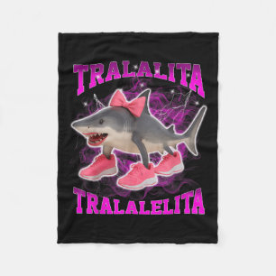 Cobertor De Velo Tralalalita Tralalelita Funny Italiana Brainrot Ha