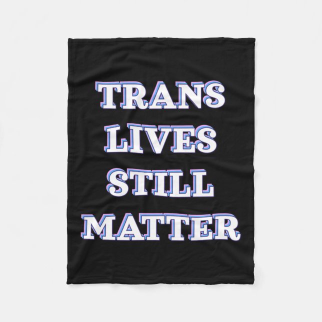 Cobertor De Velo Trans Lives Ainda - Direitos Trans 1 (Frente)
